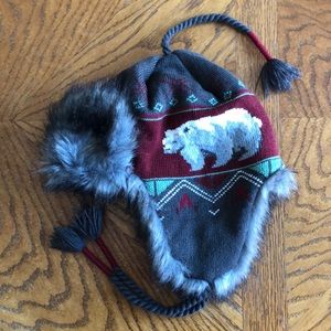 Mossimo Supply Co. fur lined ear flap hat